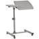 200 Collection 16" Wide White Wood Adjustable Reading Table
