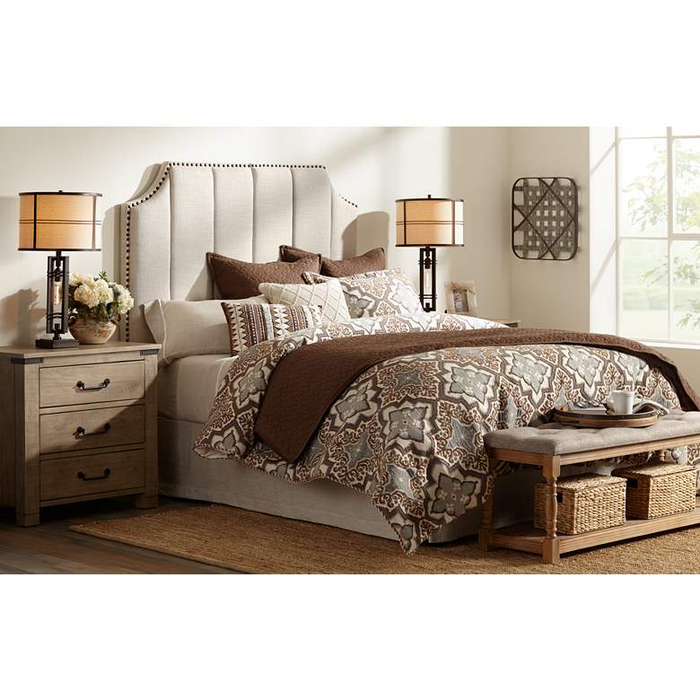 Image 6 Soumak 5'x8' Natural Rectangular Jute Area Rug in scene