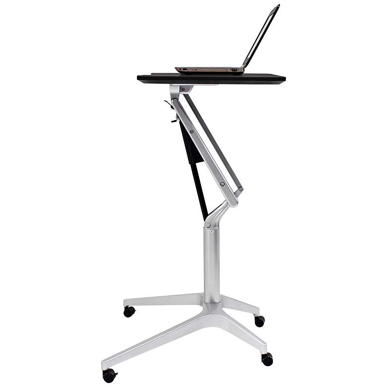 Image 1 201 Collection 27 1/2" Wide Black Adjustable Laptop Desk