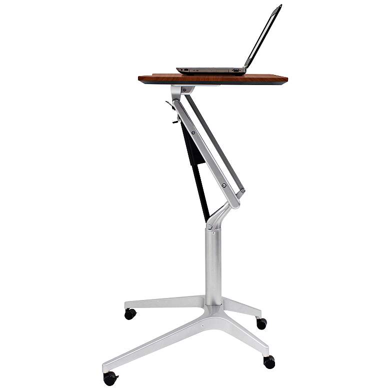 Image 1 201 Collection 27 1/2 inch Wide Cherry Adjustable Laptop Desk
