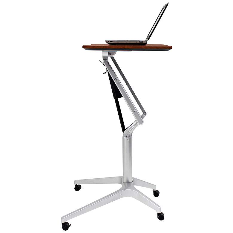 Image 1 201 Collection 27 1/2" Wide Cherry Adjustable Laptop Desk