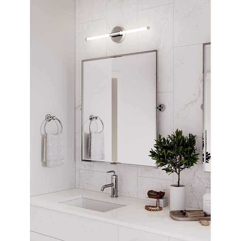 Image 1 Rusnak 36" LED Vanity - Polished Chrome in scene