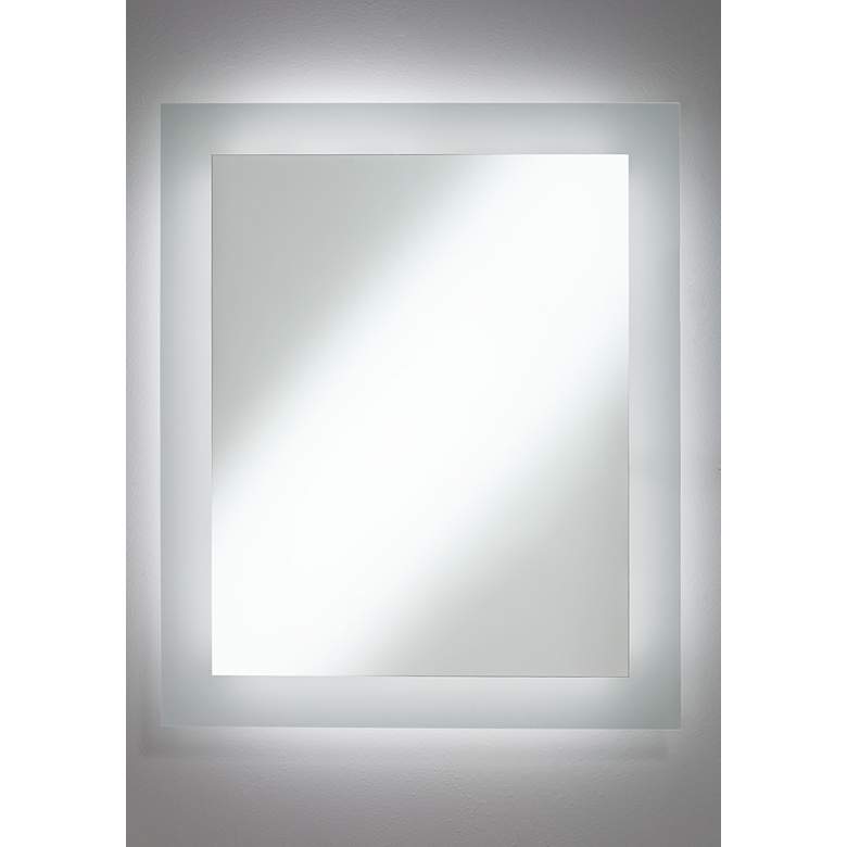 Image 1 20V03 - LED Backlit Mirror-30"x36"- 4 sides frosted