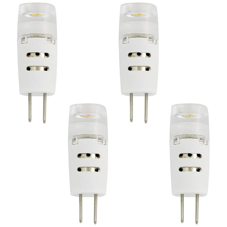 Image 1 20W Equivalent Clear 1.5W LED 12V Dimmable G4 Bi-Pin 4-Pack