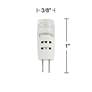 20W Equivalent Clear 1.5W LED 12V Dimmable G4 Bi-Pin 4-Pack