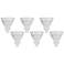 20W Equivalent Frosted 3W LED Non-Dimmable 2-Pin MR11 6-Pack