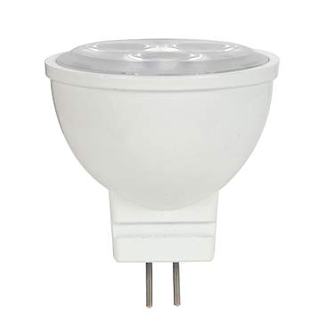 20W Equivalent Satco Clear 3W LED Non-Dimmable Bi-Pin Bulb