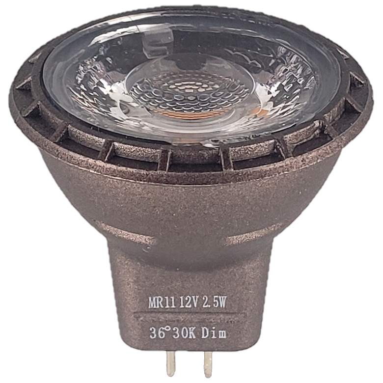 Image 1 20W Equivalent White 2.5W LED Dimmable 2-Pin MR11