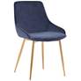 20x23x32 Heidi Blue Dining Accent Chair