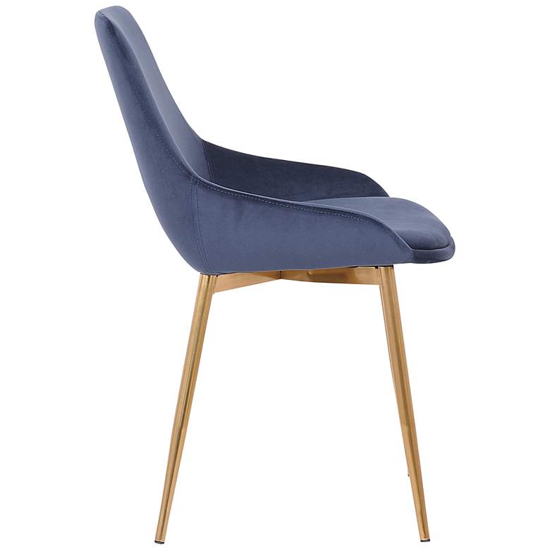 Image 6 20x23x32 Heidi Blue Dining Accent Chair more views