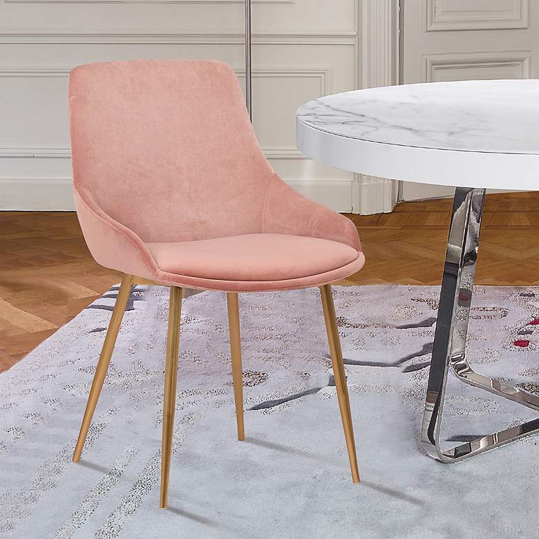 Image 1 20x23x32 Heidi Blush Dining Accent Chair