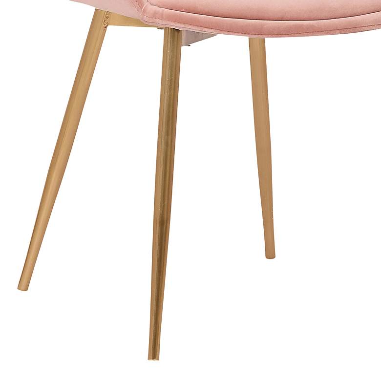 Image 6 20x23x32 Heidi Blush Dining Accent Chair more views