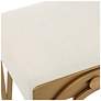 6_21.5" High Brushed Brass Accent Bench more views