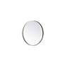 7_21-in W x 21-in H Metal Frame Round Wall Mirror in Silver more views