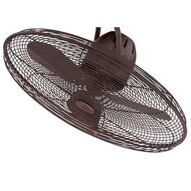 Image5 of 21" Craftmade Bellows III Bronze Damp Rated Ceiling Fan with Remote more views