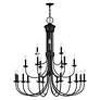 4_21 Light Black Extra Large Chandelier more views