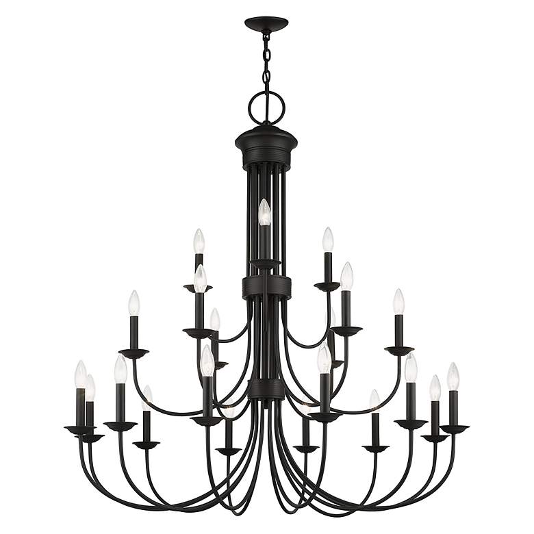 Image 5 21 Light Black Extra Large Chandelier more views
