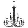 5_21 Light Black Extra Large Chandelier more views