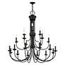 6_21 Light Black Extra Large Chandelier more views