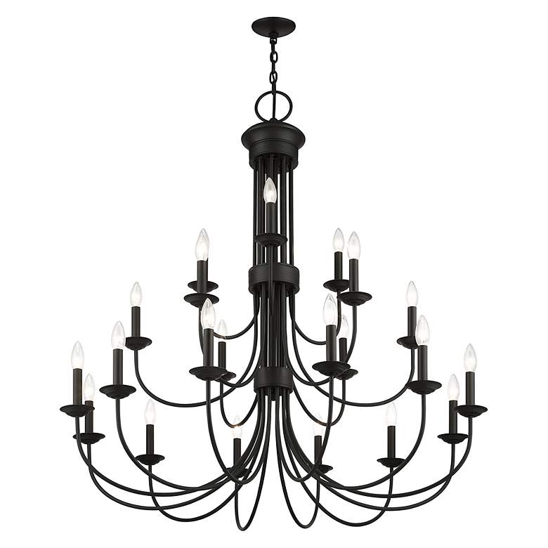 Image 7 21 Light Black Extra Large Chandelier more views