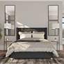 1_360 Lighting Space Saver 62" High Glass Tray Table Floor Lamp in scene