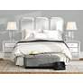 1_Karina 19" Wide 3-Drawer Beaded Mirrored Side Tables Set of 2 in scene