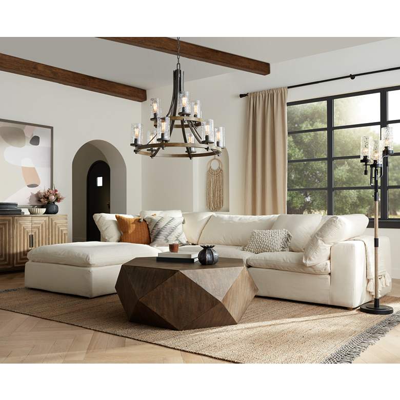 Image 7 Uttermost Volker 48" Wide Geometric Large Modern Coffee Table in scene
