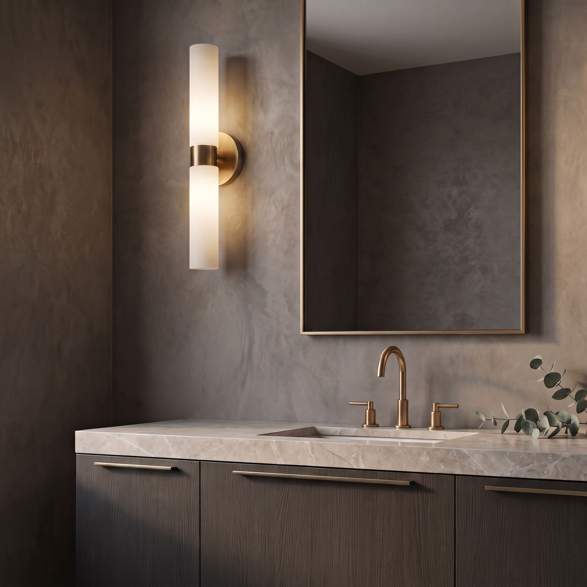 Capital Alyssa 20 1/2" High Aged Brass 2-Light Wall Sconce in scene