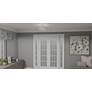 1_Quoizel Padilla 17"W Brushed Nickel 4-Light Ceiling Light in scene