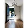 1_Crystorama Bryant 24"W Black Forged 6-Light Drum Chandelier in scene