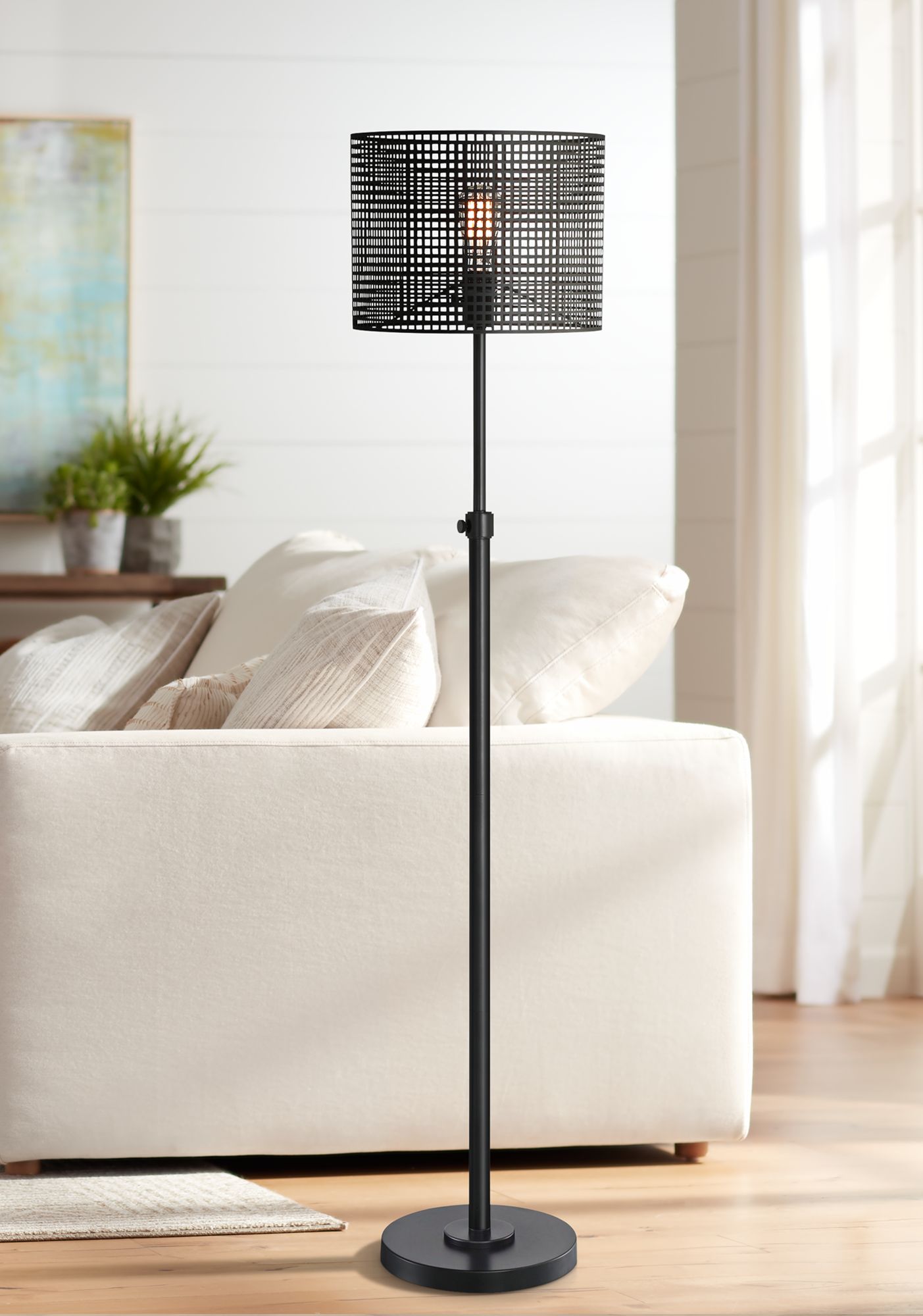 Black, Black, Farmhouse, Floor Lamps Lamps Plus