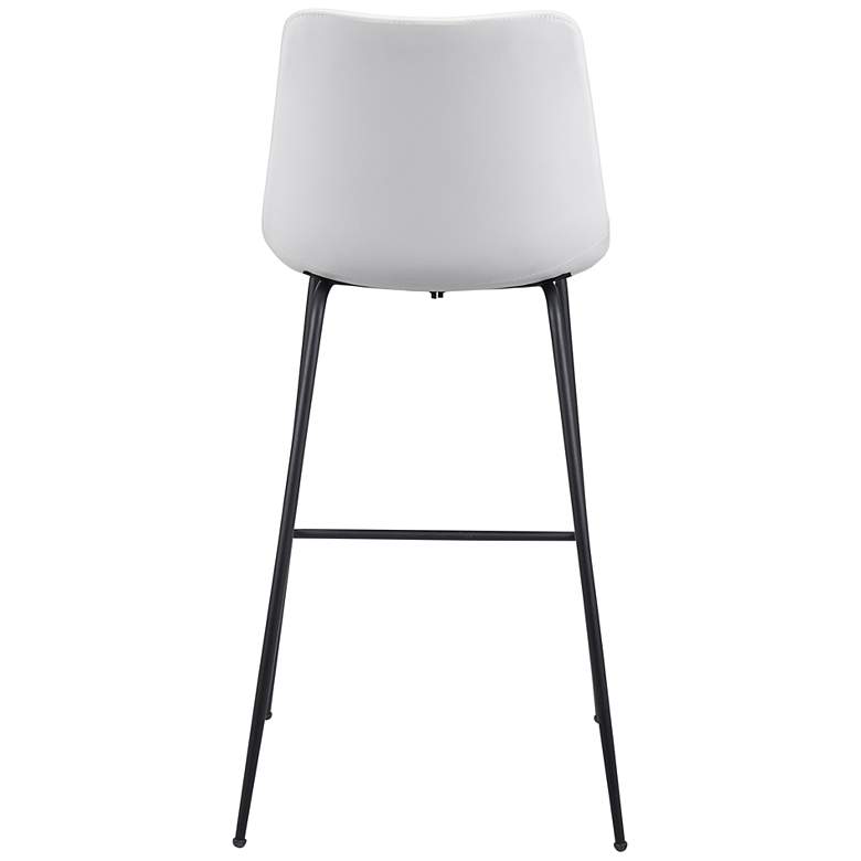 Image 6 22.2Lx20.9Wx43.1H Byron Bar Chair White more views