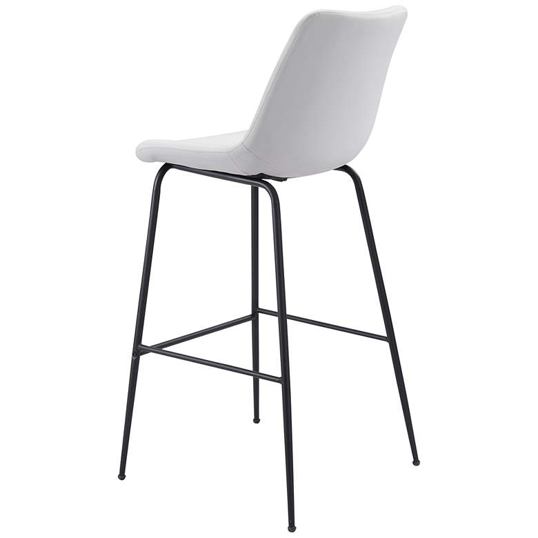 Image 7 22.2Lx20.9Wx43.1H Byron Bar Chair White more views