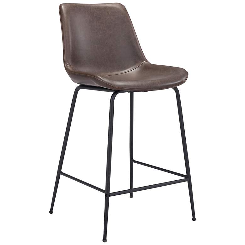 Image 2 22.2x20.1x38.6 Byron Counter Chair Brown