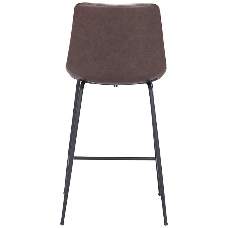 Image 6 22.2x20.1x38.6 Byron Counter Chair Brown more views
