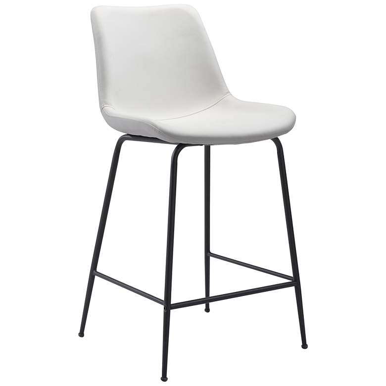 Image 2 22.2x20.1x38.6 Byron Counter Chair White