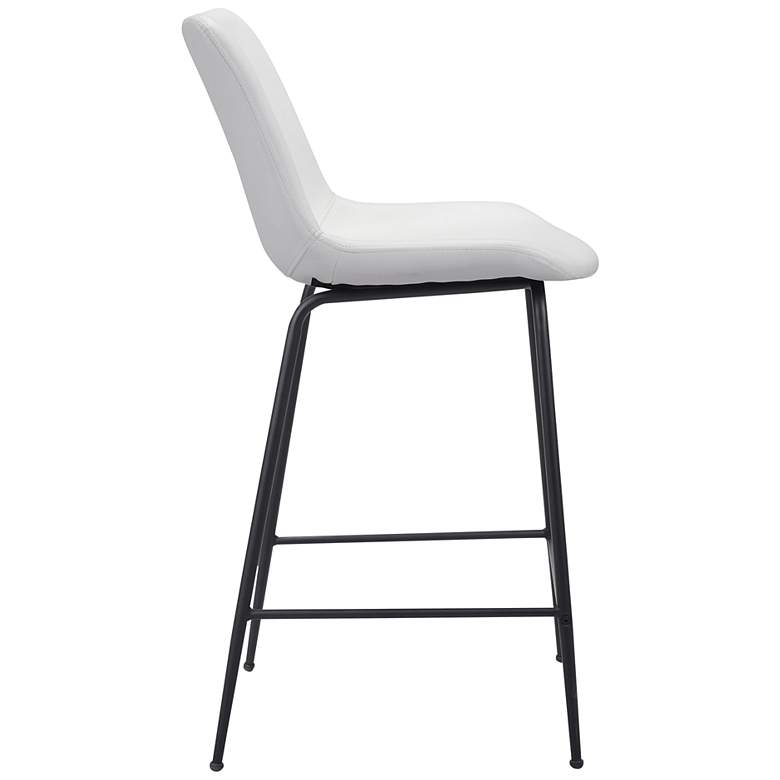 Image 5 22.2x20.1x38.6 Byron Counter Chair White more views