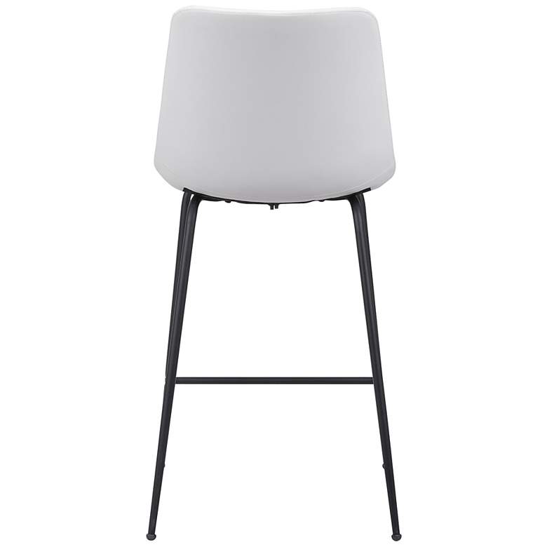 Image 6 22.2x20.1x38.6 Byron Counter Chair White more views