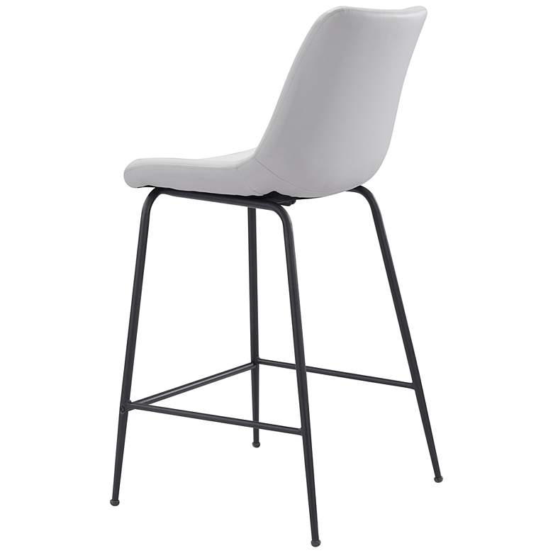Image 7 22.2x20.1x38.6 Byron Counter Chair White more views