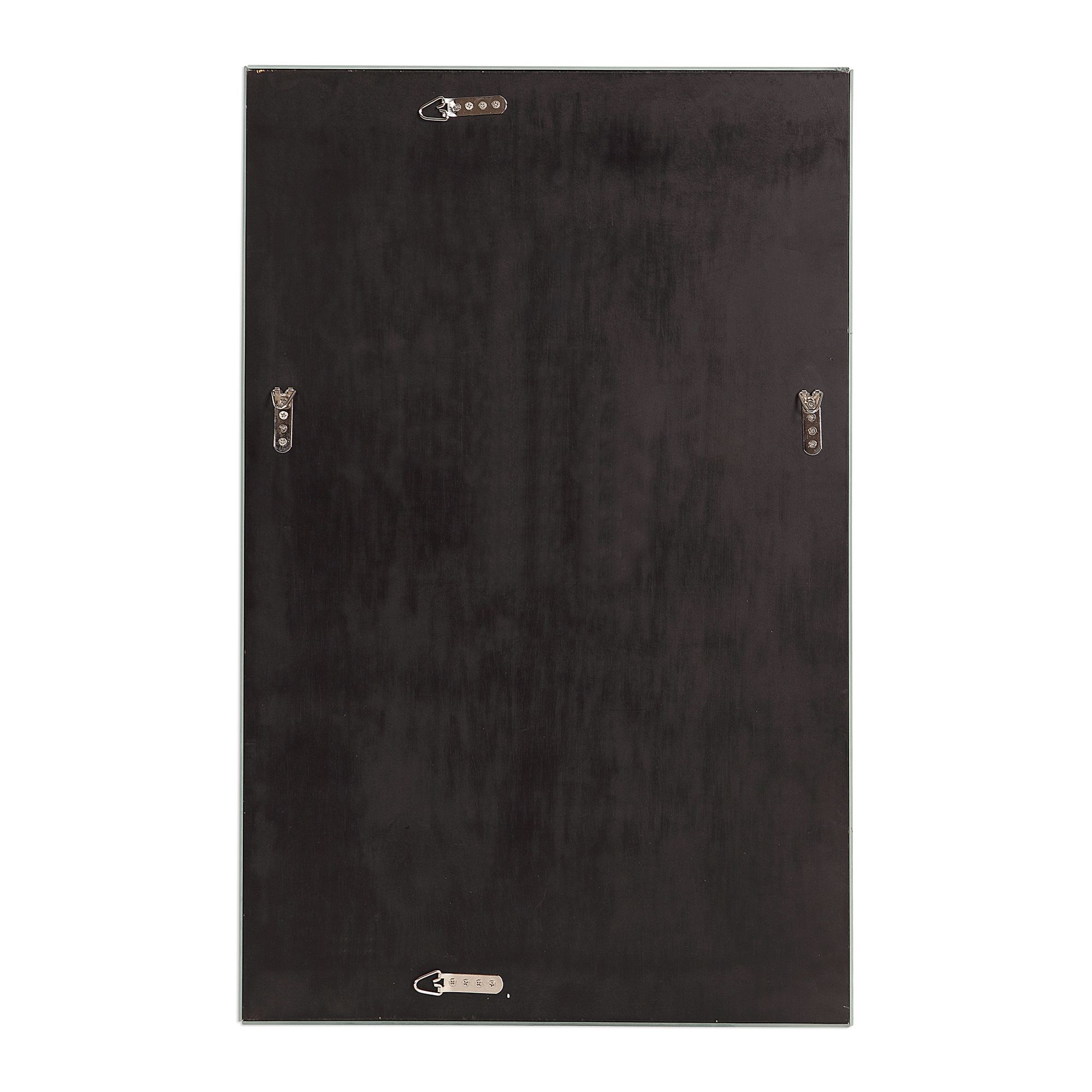 22-in x 34-in Frameless Wall Mirror in scene