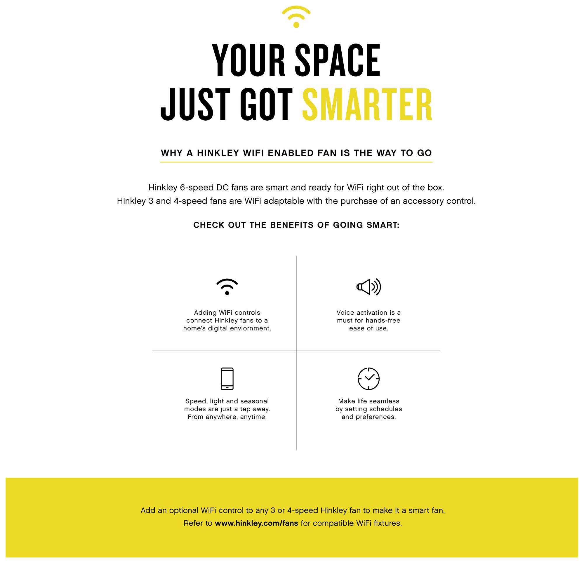 22" Hinkley Eli Heritage Brass LED Fandelier Ceiling Fan with Remote