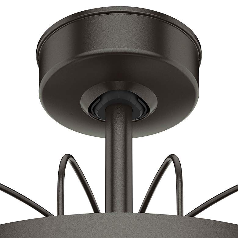 Image 4 22" Hunter Roswell Noble Bronze Cage Ceiling Fan with Wall Control more views