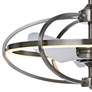 22" Maxim Corona Satin Nickel CCT LED Fandelier Smart Ceiling Fan