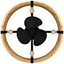 6_22" Quoizel Lachlan Matte Black Rattan 4-Light Fandelier more views