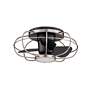 5_22" WAC Aella Brushed Nickel LED Damp Smart Fandelier Ceiling Fan more views