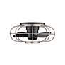 7_22" WAC Aella Brushed Nickel LED Damp Smart Fandelier Ceiling Fan more views