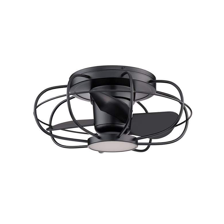 Image 5 22" WAC Aella Matte Black LED Outdoor Smart Fandelier Ceiling Fan more views