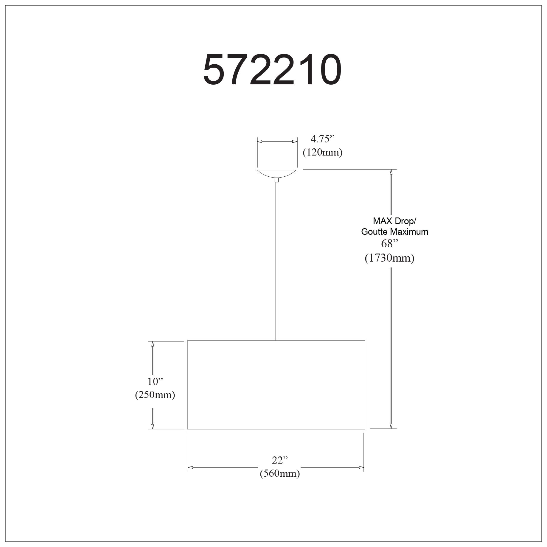 Image 4 22" Wide 3 Light Drum Satin Chrome Pendant more views