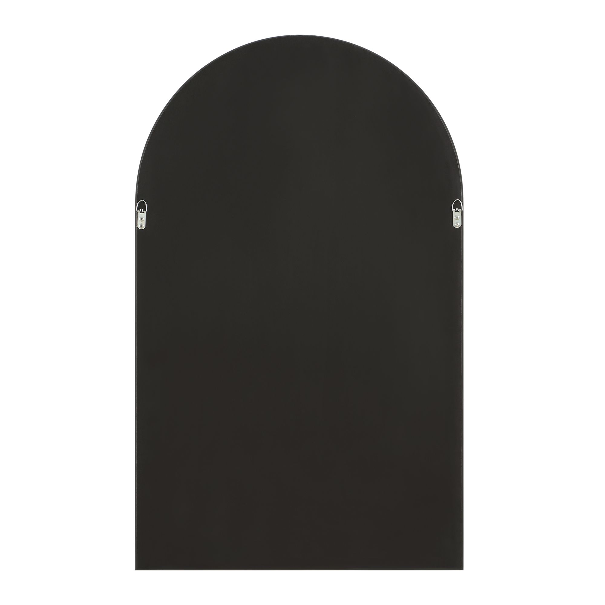 Image 6 22" x 36" Black Arch Wall Mirror more views