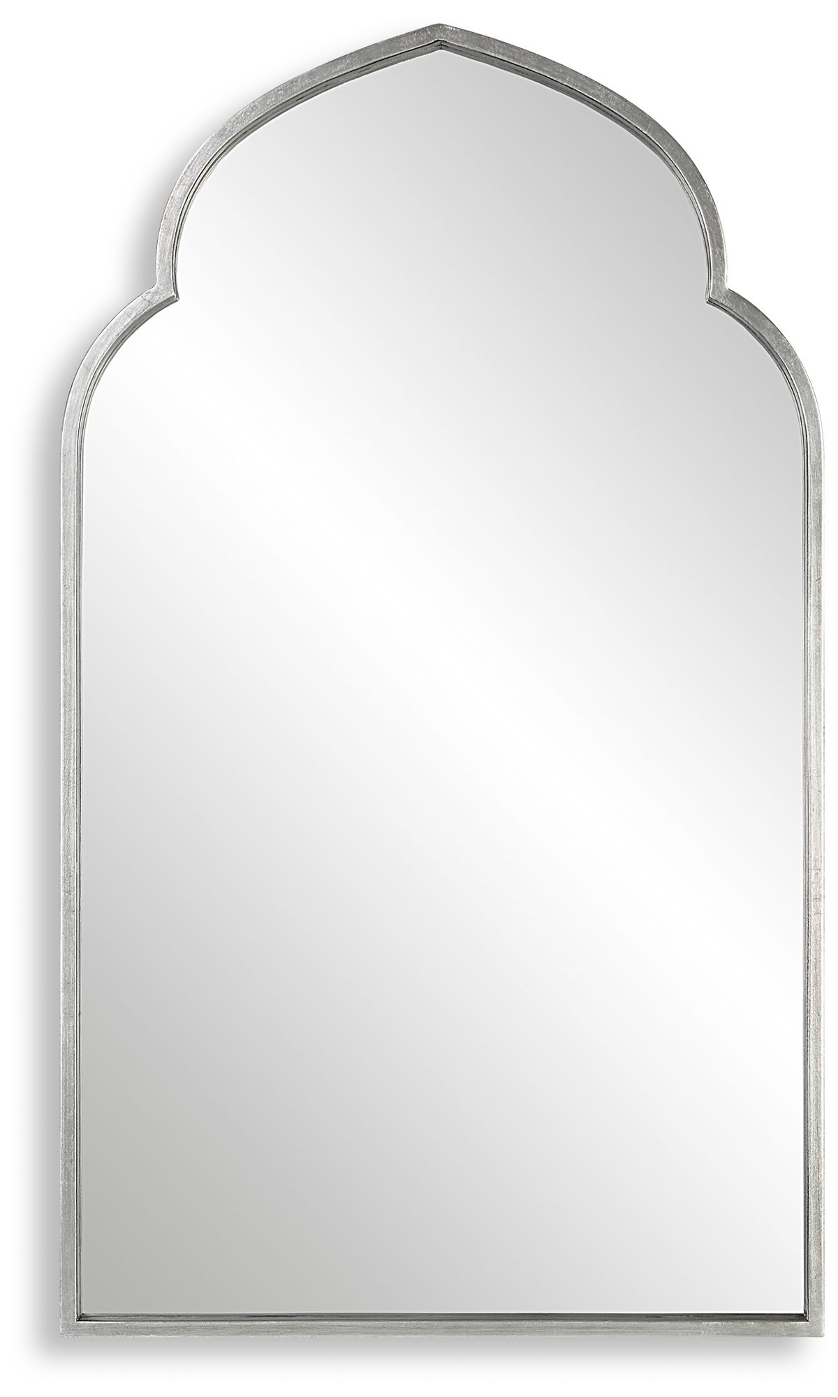 Image 2 22" x 38" Soft Silver Arch Wall Mirror